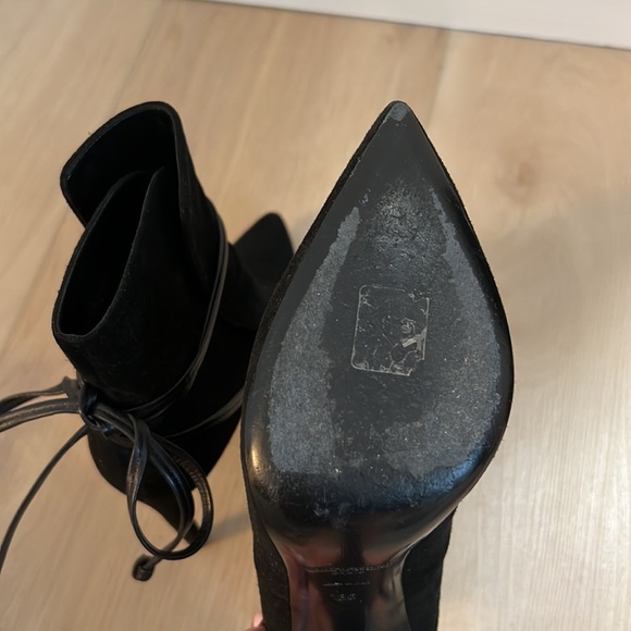 Saint Laurent black high heel booties - Picture 5 of 6